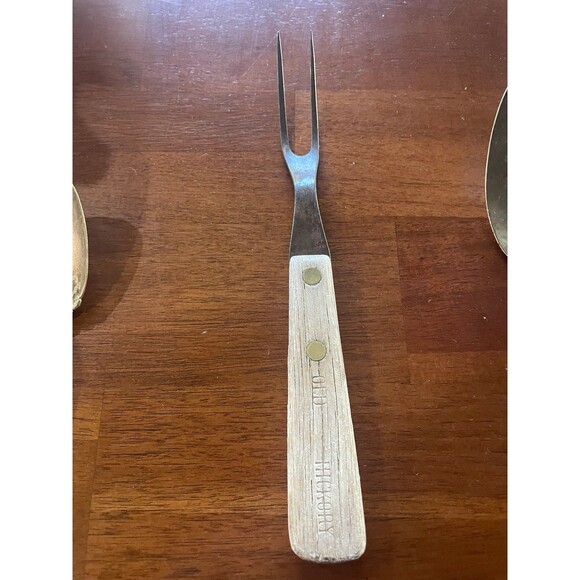 Vintage Silver spoon pie fork Hickory Community Flower Wm Rogers Rocksford - Picture 4 of 9